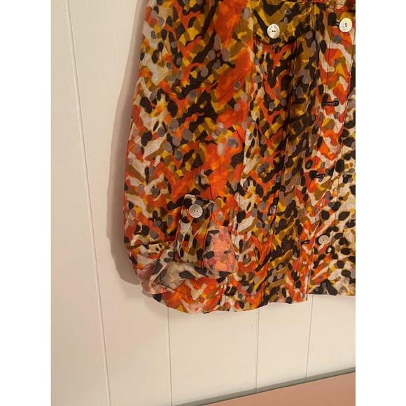 Ruby Rd. Multicolor Abstract Print Lightweight Jacket - Picture 3 of 5